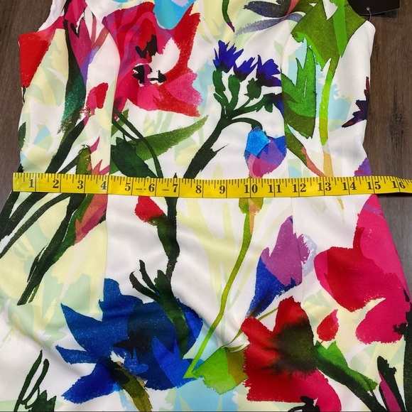 Ellen Tracy floral sheath dress NEW spring - Picture 8 of 12